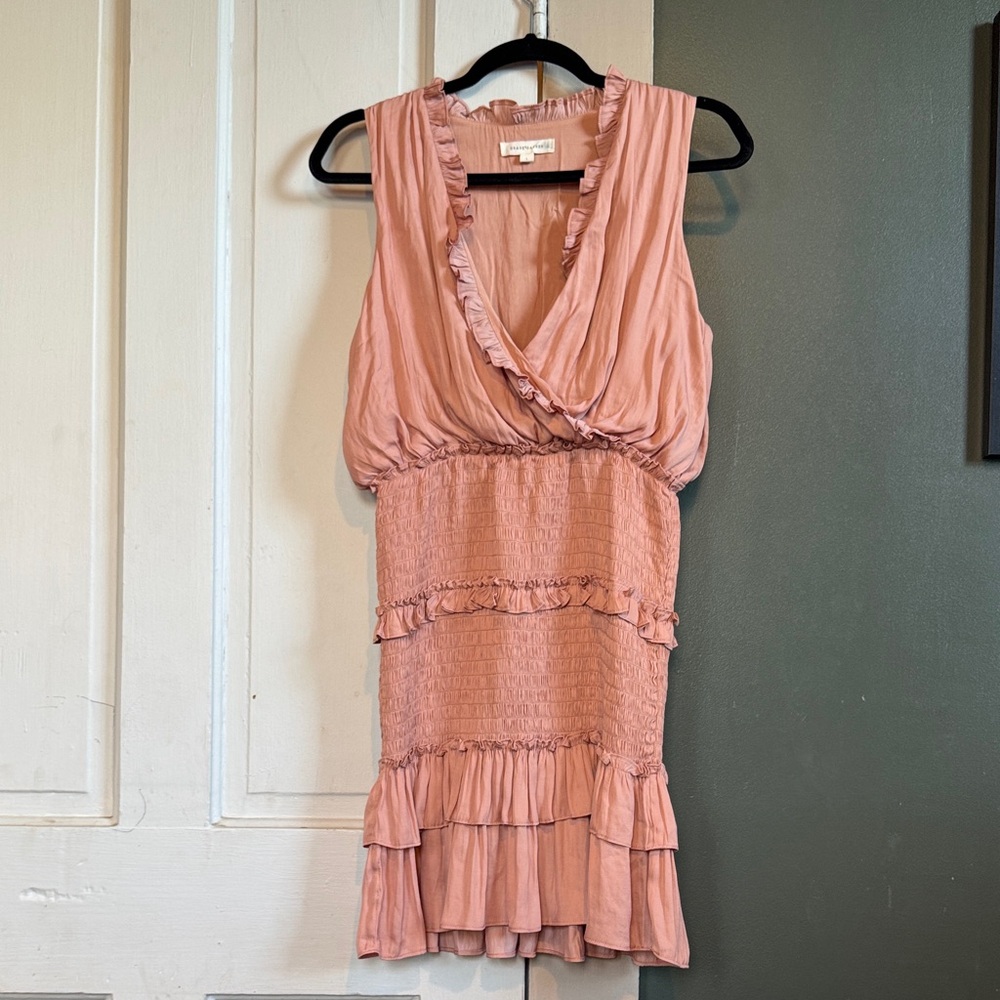 Chic Sleeveless Ruffled Mini Dress